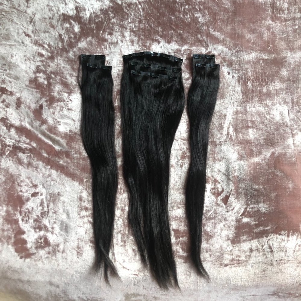 Natural Black (1B) Clip In - 26"
